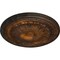 Ekena Millwork Alexa Ceiling Medallion (Fits Canopies up to 2 7/8"), Hand-Painted Rust, 20 1/2"OD x 1 7/8"P CM20ALRUS - alternate 4